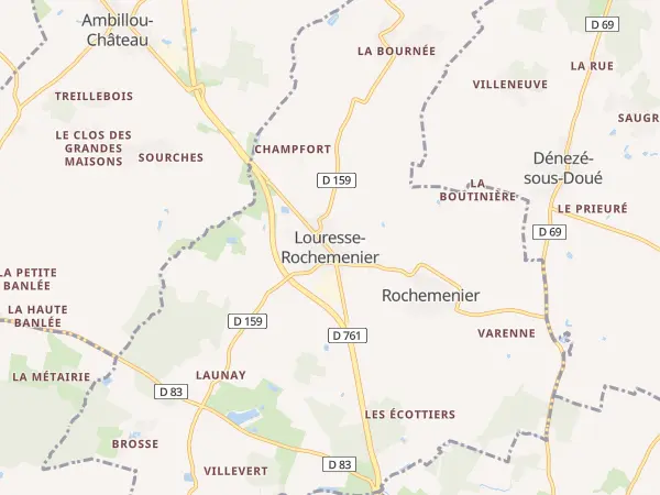 Plan de Louresse-Rochemenier