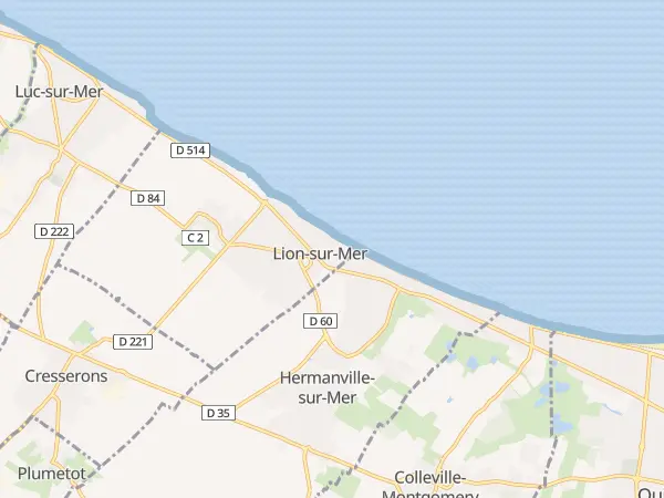 Plan de Lion-sur-Mer