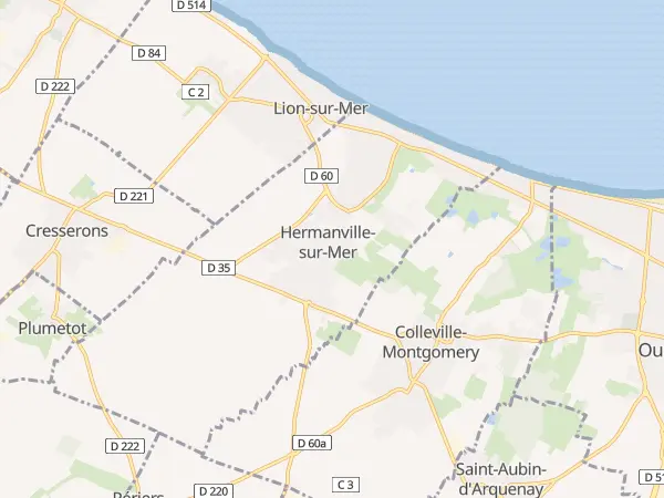 Plan de Hermanville-sur-Mer
