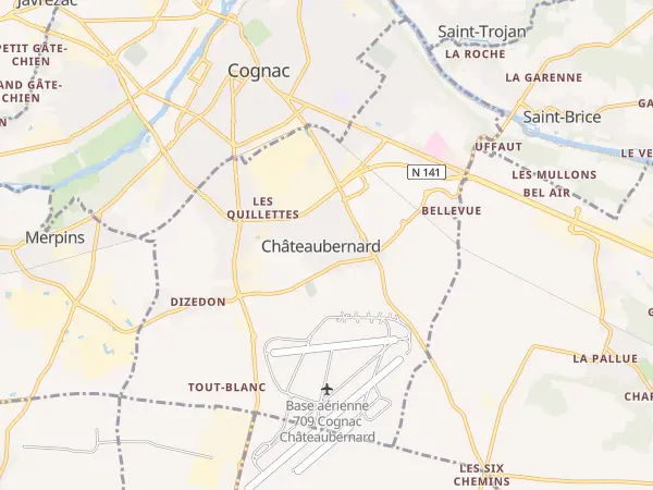 Plan de Châteaubernard