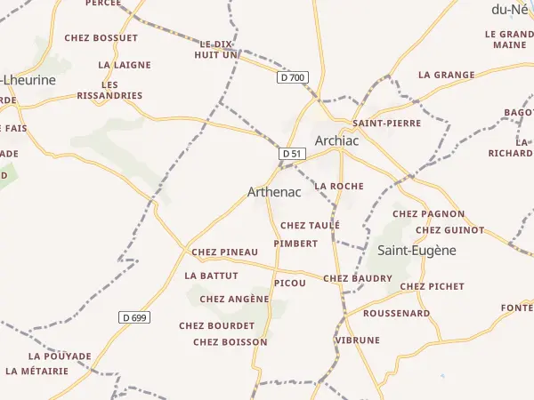 Plan de Arthenac