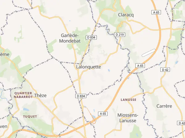 Plan de Lalonquette
