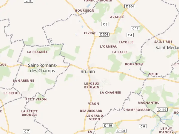 Plan de Brûlain