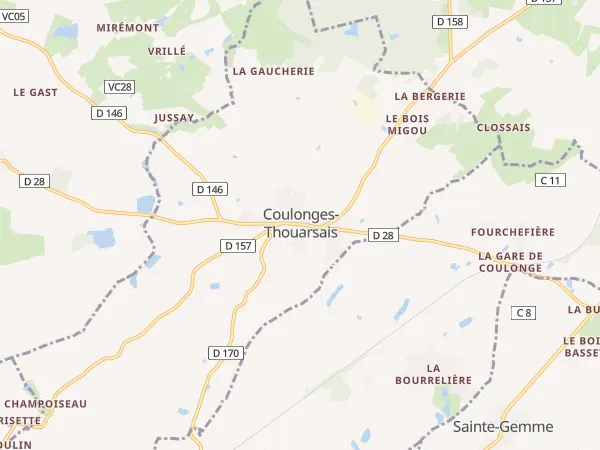 Plan de Coulonges-Thouarsais