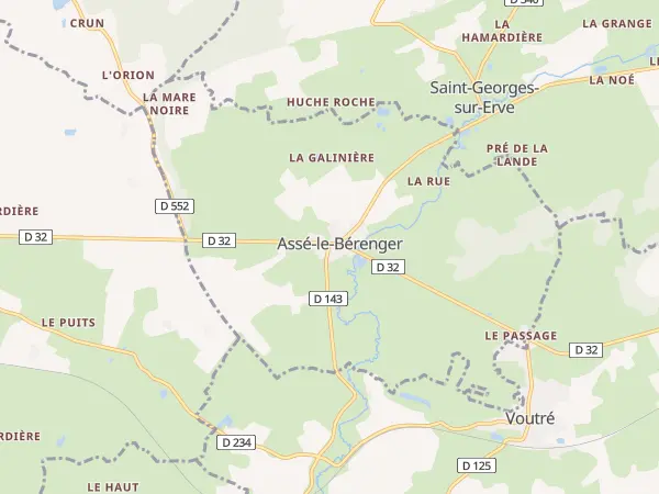Plan de Assé-le-Bérenger