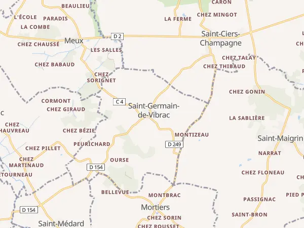Plan de Saint-Germain-de-Vibrac