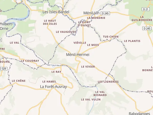 Plan de Ménil-Hermei