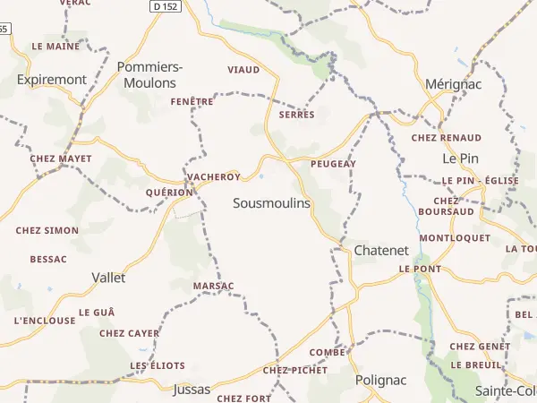 Plan de Sousmoulins