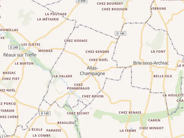 Plan de Allas-Champagne