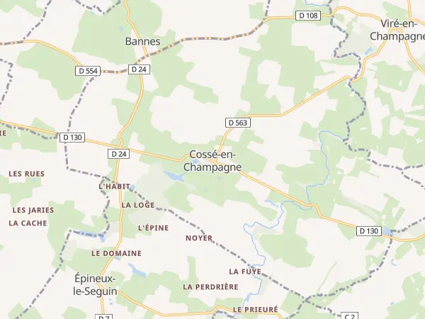 Plan de Cossé-en-Champagne
