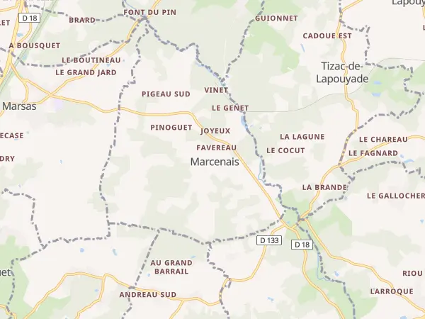 Plan de Marcenais