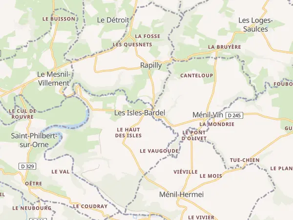 Plan des Isles-Bardel