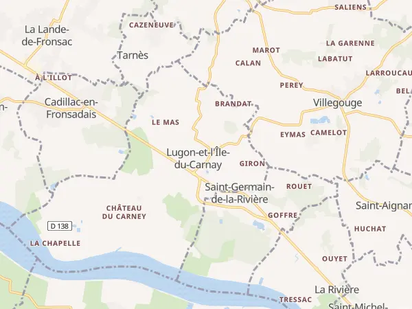 Plan de Lugon-et-l’Île-du-Carnay