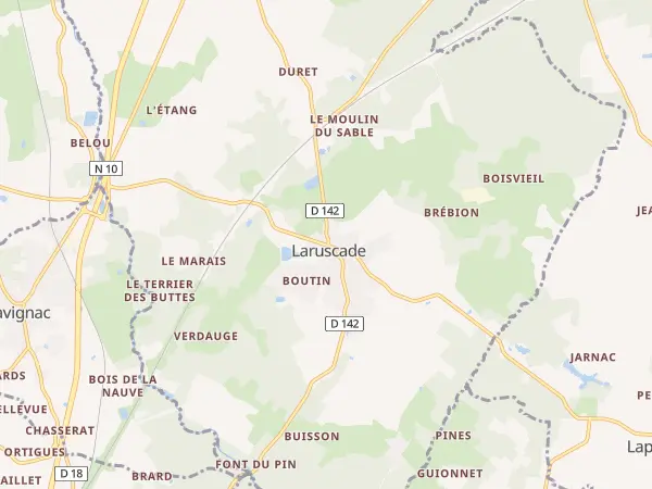 Plan de Laruscade