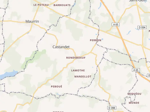 Plan de Castandet