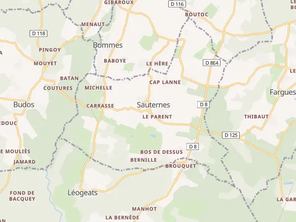 Plan de Sauternes