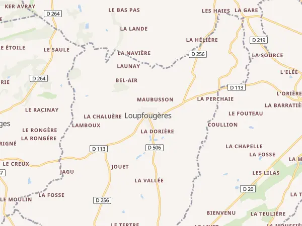 Plan de Loupfougères