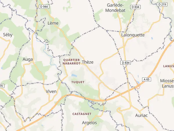 Plan de Thèze