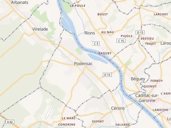 Plan de Podensac