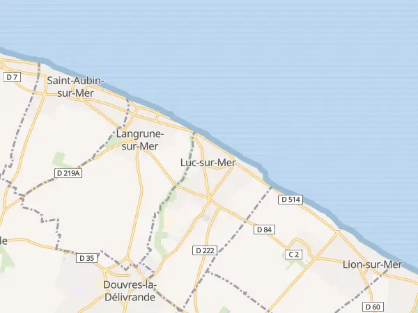 Plan de Luc-sur-Mer