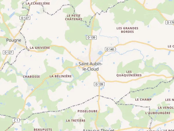 Plan de Saint-Aubin-le-Cloud