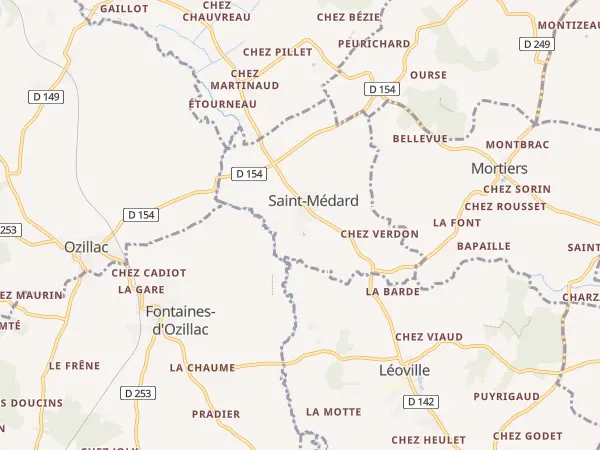Plan de Saint-Médard