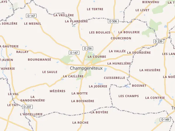 Plan de Champgenéteux
