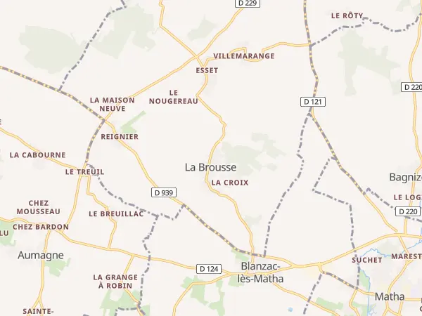 Plan de La Brousse