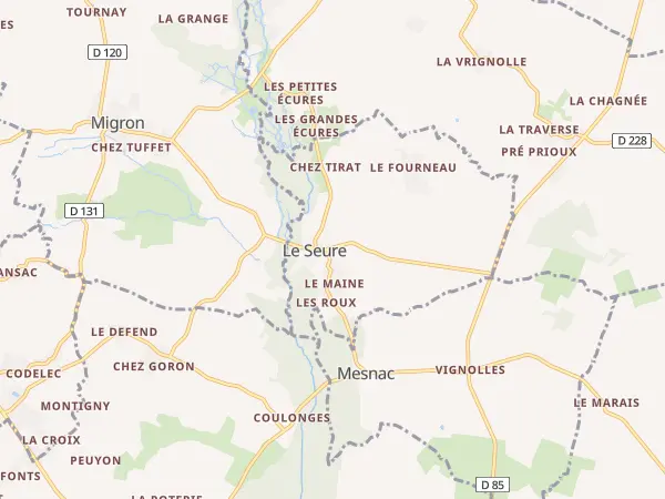 Plan du Seure