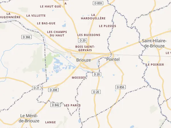 Plan de Briouze