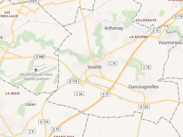 Plan de Vouillé