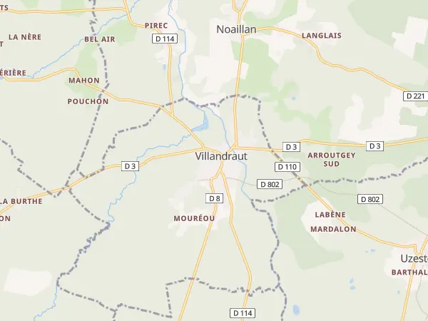 Plan de Villandraut
