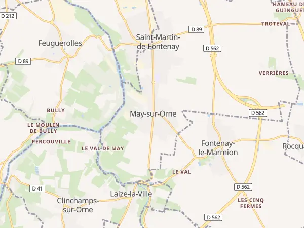 Plan de Saint-Martin-de-May