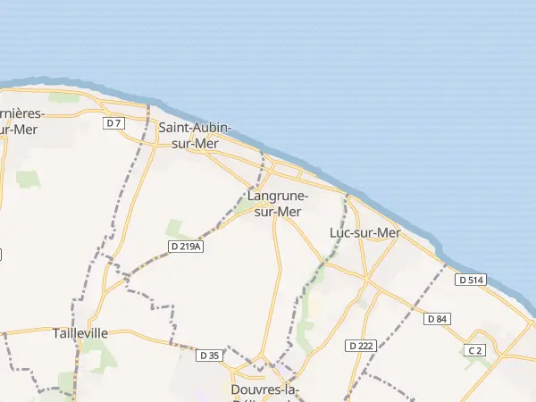 Plan de Langrune-sur-Mer