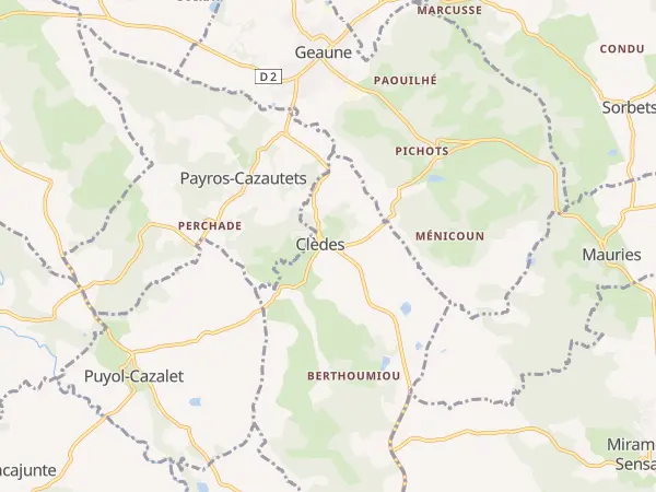 Plan de Clèdes