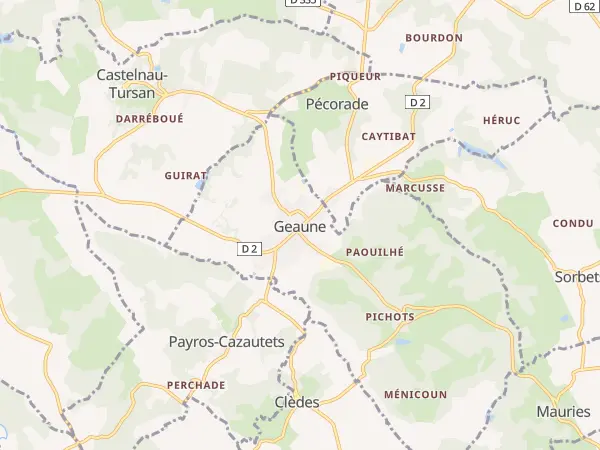 Plan de Geaune