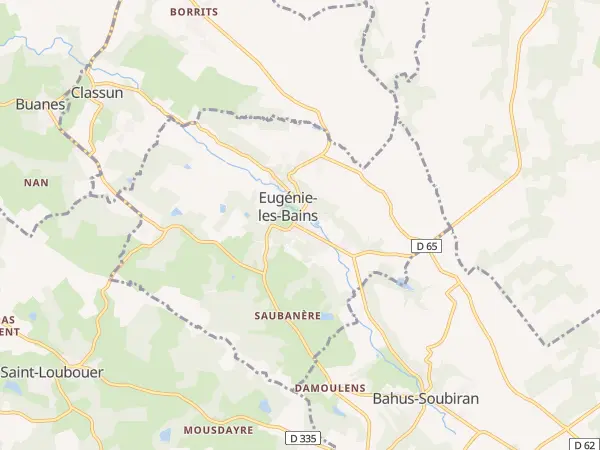 Plan de Eugénie-les-Bains