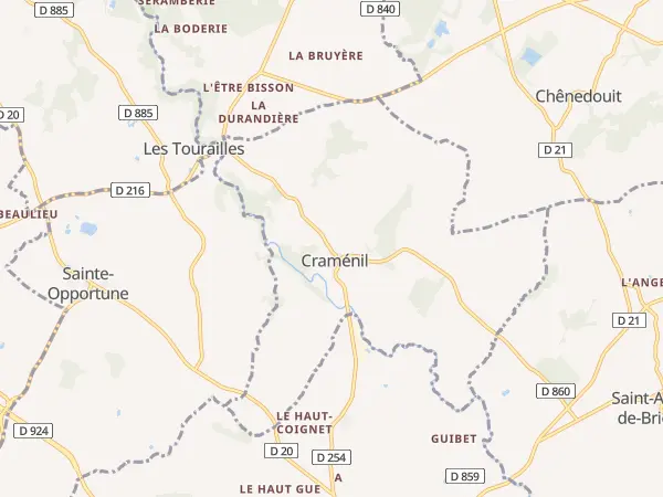 Plan de Craménil