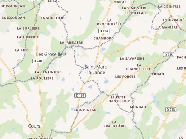 Plan de Saint-Marc-la-Lande