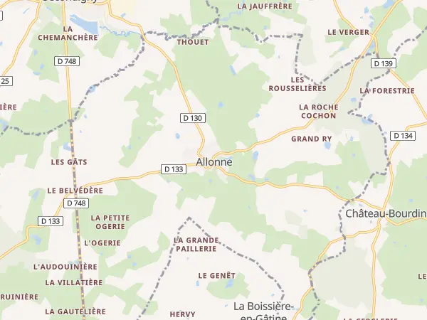 Plan de Allonne