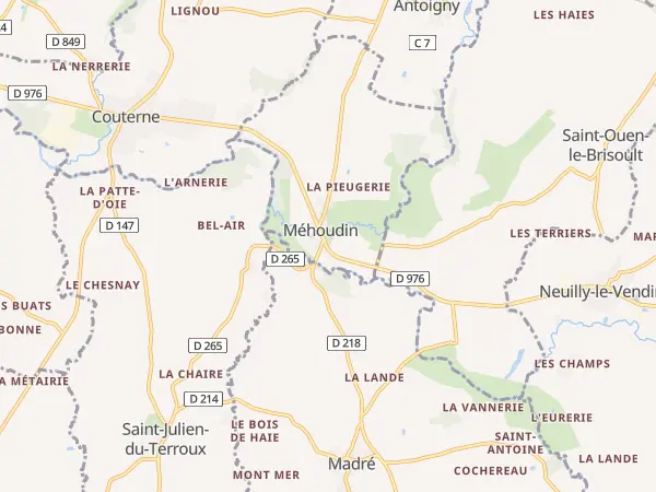 Plan de Méhoudin