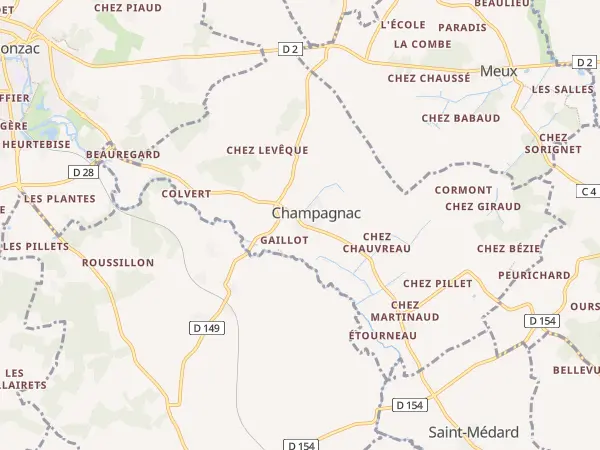 Plan de Champagnac
