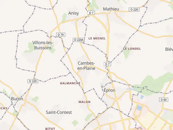 Plan de Cambes-en-Plaine