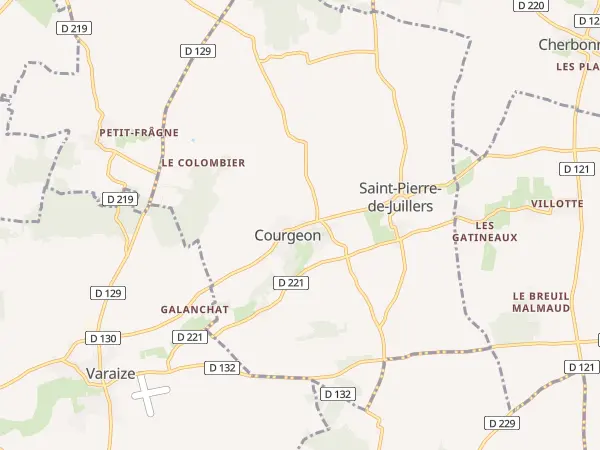 Plan de Saint-Pierre-de-Juillers