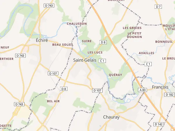 Plan de Saint-Gelais