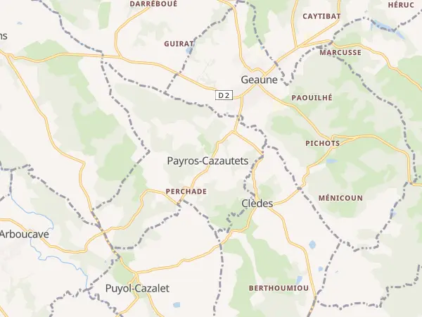 Plan de Payros-Cazautets