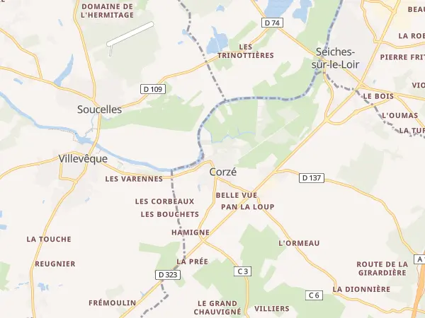 Plan de Corzé