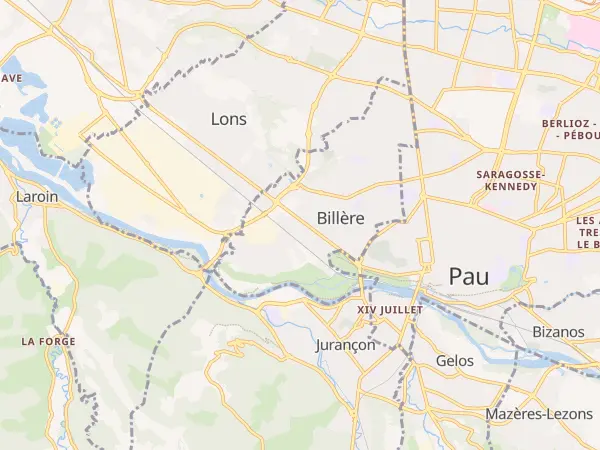Plan de Billère