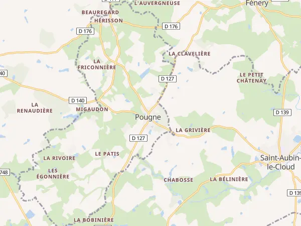 Plan de Pougne-Hérisson