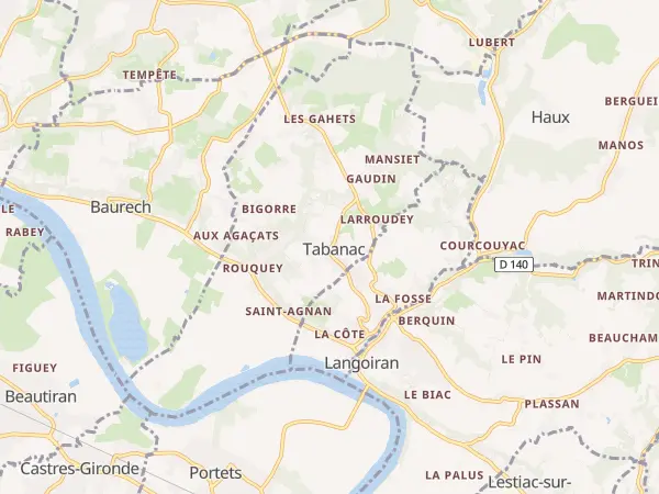 Plan de Tabanac